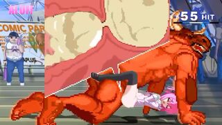 Minotaur vs Asuna&Tomoka&Vatista