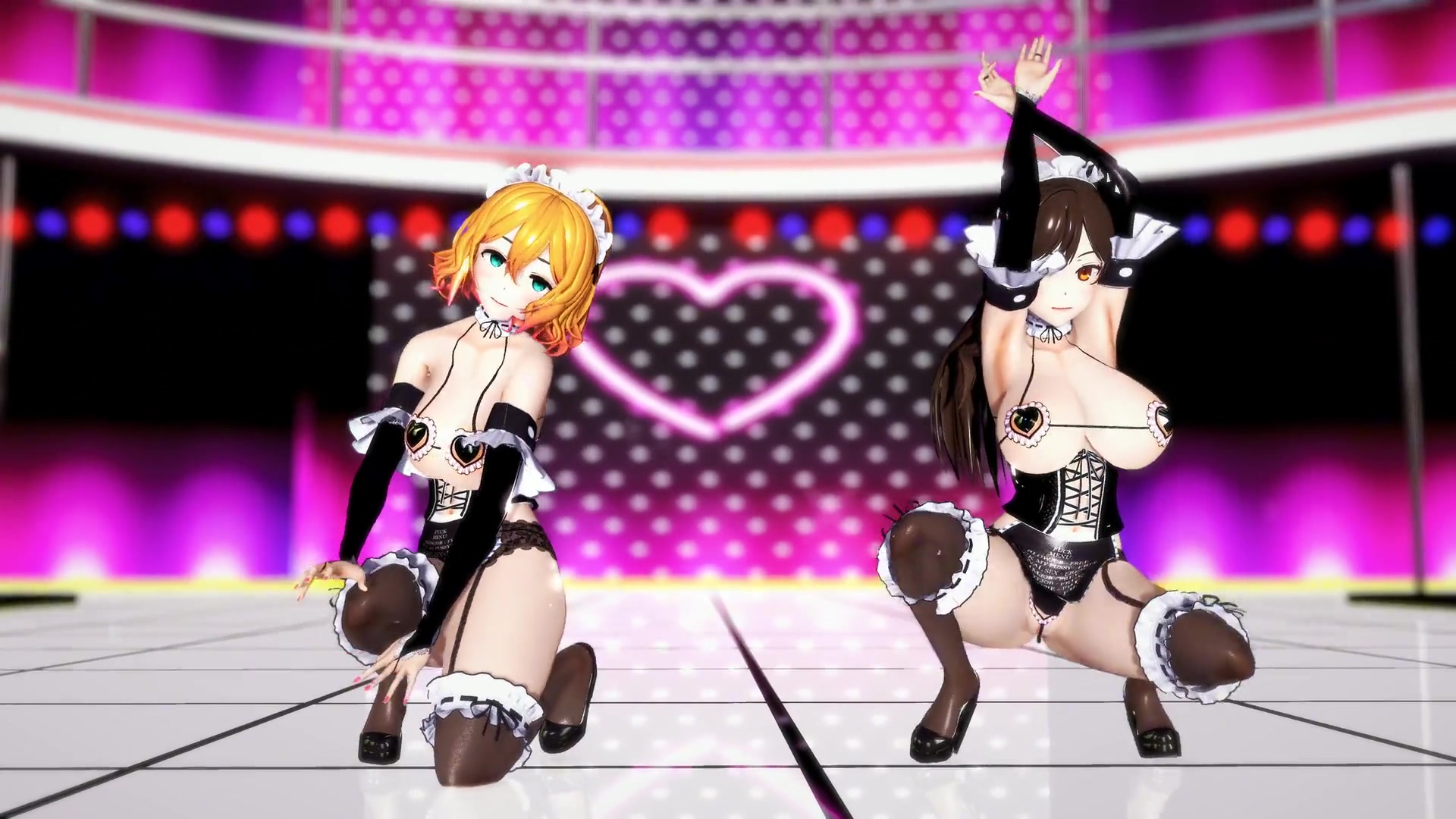 Ichinose Chizuru & Nanami Mami Lips&hips Dance