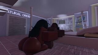 Fucking a Lesbian Polycule in Roblox