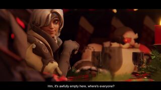 Ashe and Mercy enjoying Christmas