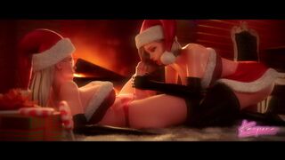 Mercy gives Ashe a lovely Christmas present  [Overwatch]