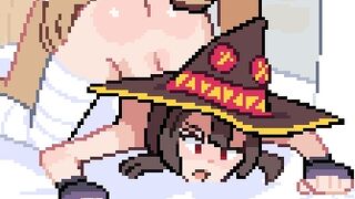 Megumin bed fun