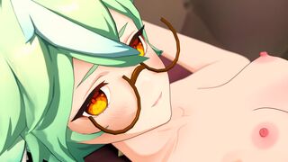 [KitsuneVixen] Albedo and Sucrose Titanic Parody (4K)