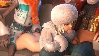 Lexa Getting Warmed Up