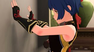 [KitsuneVixen] Aether and Xiangling Nude Teaser (4K) - SFW