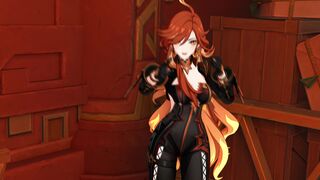 [KitsuneVixen] Aether and Mavuika Jumping Teaser (4K) - SFW