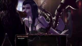 Parasite Black: Sister - Divine Blowjob Scene