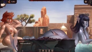 Parasite Black: Marbella & Numa - Hamun Spa Peeking Scene