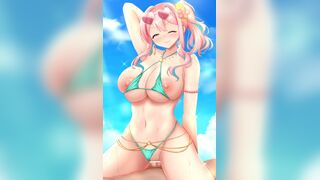 Hozuki Kaede enjoy the Beach Sex