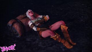 Ciri Caught with her Pants down