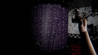 Foxy is coming out the Curtains