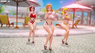 Teddy Bear - Nora x Yang x Ruby (NSFW)