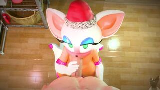 Rouge the bat Blowjob POV