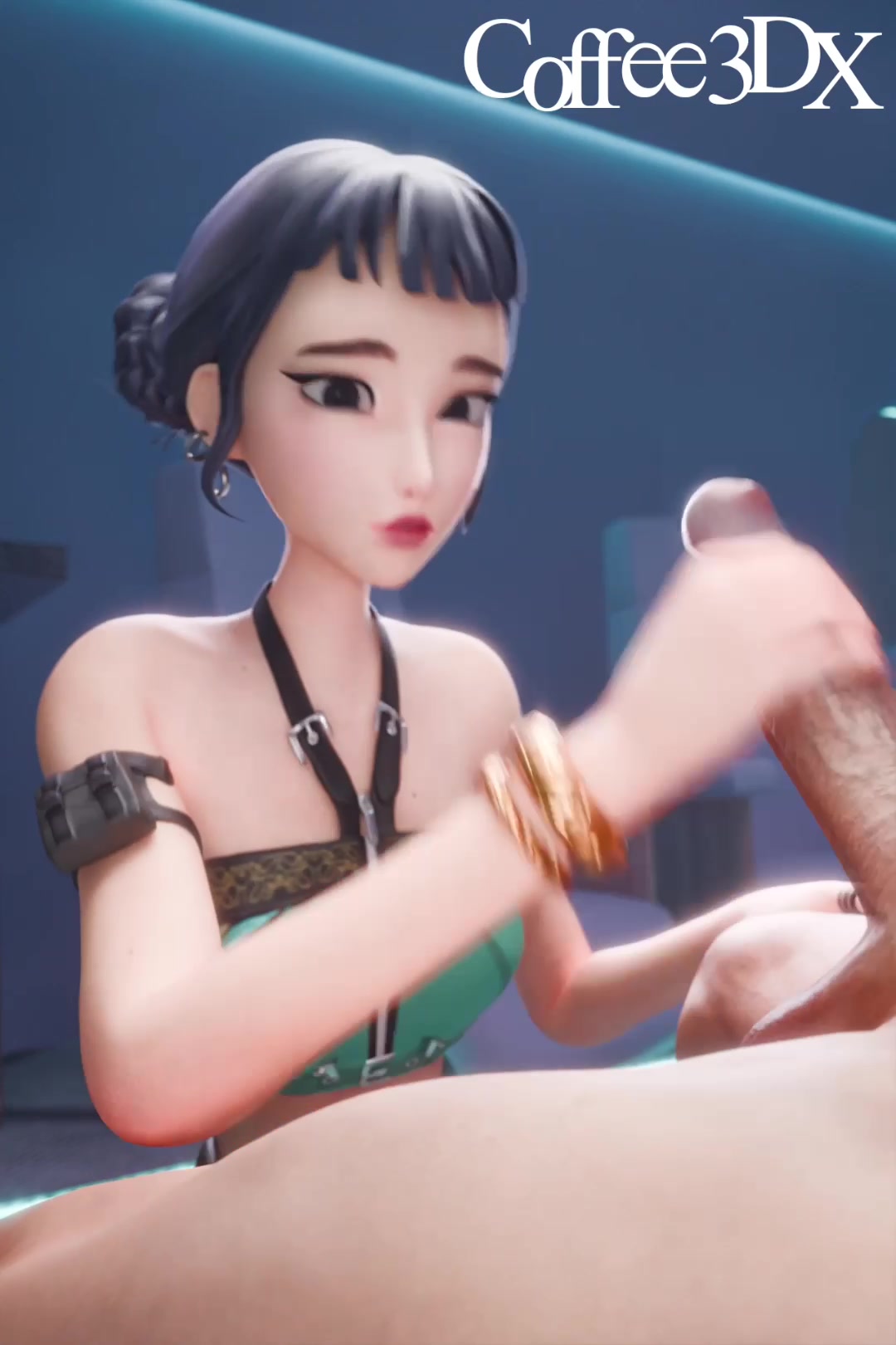 Zoey Handjob - K-pop Demon Hunters (Coffee3dx)