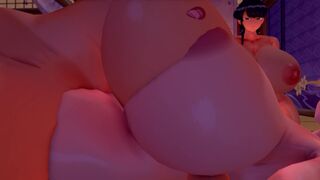 Futanari Nagatoro Hayase × Komi Shouko & Komi Shuuko [fostbot]