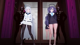 Changing room Noa and Yuuka