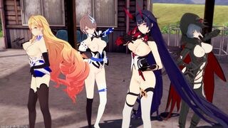 [Durandal & Rita & Mei & Raven] Higai Mousou Keitai Joshi