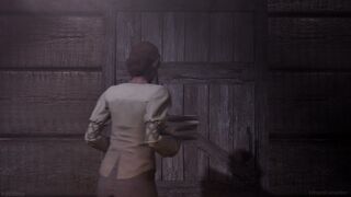 [WingedCucumber] Goliath futa x Elf girl [RUS SUB]