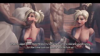 Mercy's Steamy Sauna (Comic)