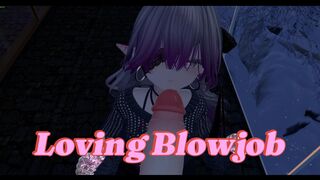 VRChat JasmineLilith gives you a blowjob