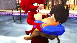 Bapphy Caught Ana Trying to Chill by the Pool (Rookie Mistake) [CounterSFM]