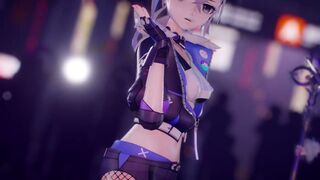 Silver Wolf strip dance [JonathanMMD]
