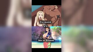 Nico Robin VS Tsunade | Naruto VS One piece girls|HMV/PMV
