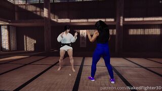 Naked Fighter 3D 2025 Round of 16: Parisa vs Asuka
