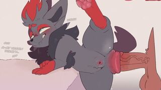 Female Zorua anal