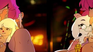 Noelle, Ralsei, and Susie (SBS 3D)