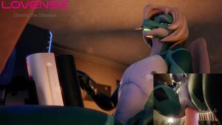 Cleo and Cain using the Solace Pro together