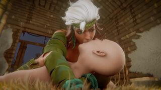 Sex in the woods with rogue