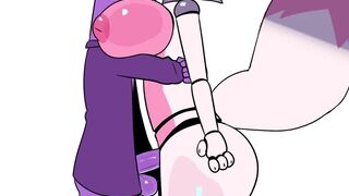 Fun time foxy, mangle, is being fucked by purple guy