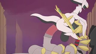 Arceus Vs Giratina lengendary battle