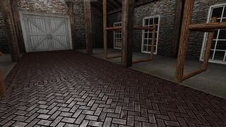 Un Étalon Percheron se fait pomper sa semences pour les jument.