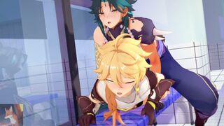 [4K-SFX] Aether x Xiao [Foxy]