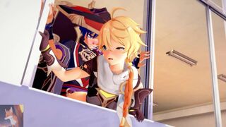 [4K-SFX] Scaramouche x Aether [Foxy]