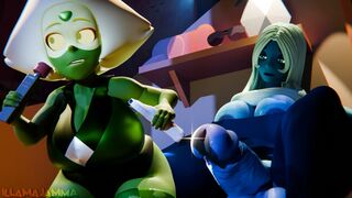 Peridot and Blue Diamond [illamajamma]