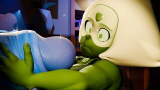 Peridot and Blue Diamond [illamajamma]