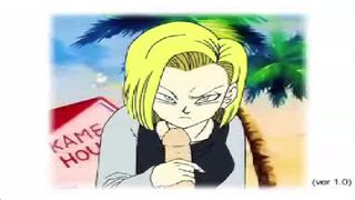 Android 18 blowjob