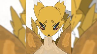 Renamon blowjob
