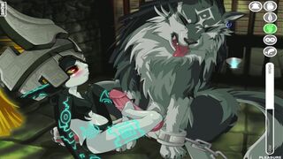 Midna Hentai Game WITH the wolf