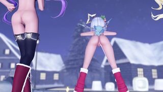 [4kmmd]Hololive Carry me off diff Naked ver
