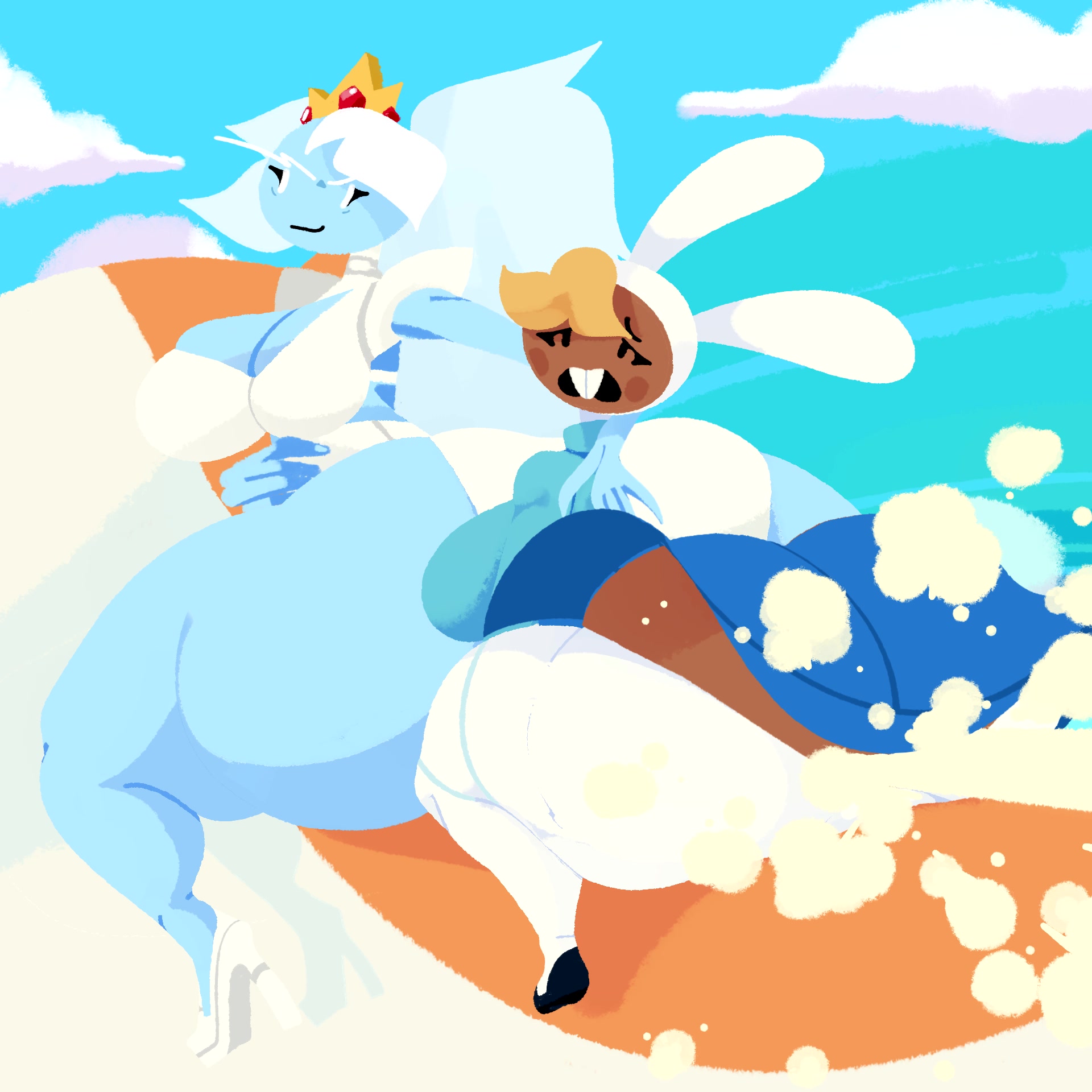 Fionna and Ice Queen 