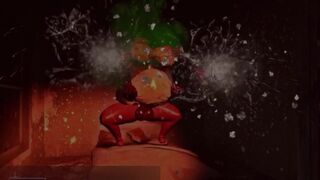 (L4D2) Floppa getting choked out full of musk while being gunked up and rutted raw