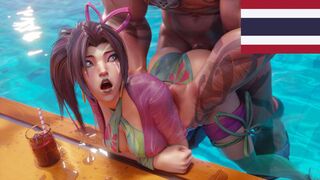 Marvel Rivals - Psylocke X Luna Snow Part 1 [The Count] [Sub-Thai]