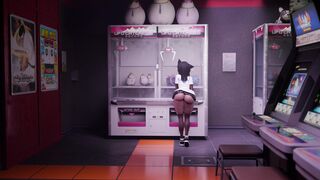 Sanae at the Arcade [Fishman_Anim]