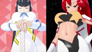 Anonbluna Satsuki Kiryuin Timeskip Yoko Littner Shizuka Marikawa Elphelt Valentine