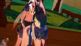 [4K-SFX] Tighnari x Cyno [Foxy]