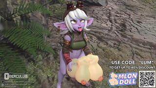 3D Demonstration of Using the mlondoll Doll